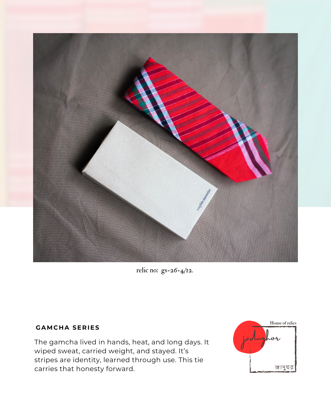 Gamcha Tie - GS-26-4/12